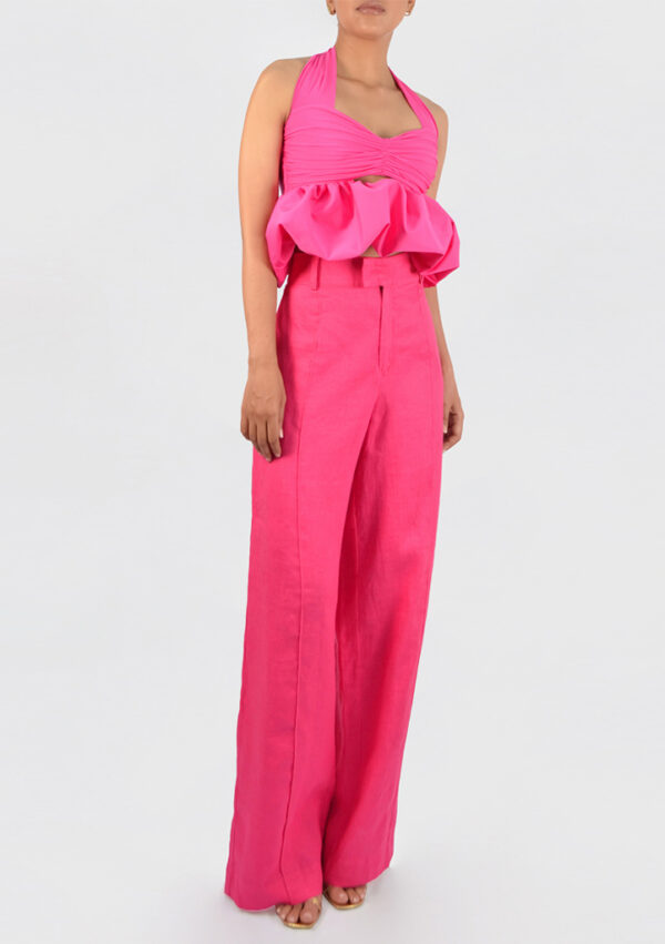 TOP JOSEFA-PANTALON ROCIO FRESA