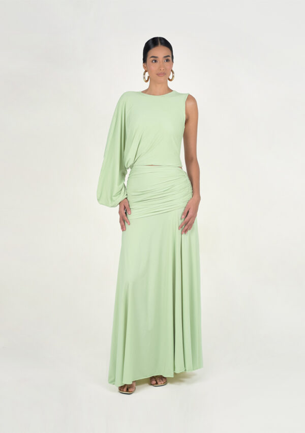 TOP CERES-FALDA ADRIANA VERDE PERLA